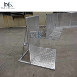 Barrera de Control de Multitudes de Aluminio Ligero, Barrera Antiexplosión para Partidos de Fútbol, Fácil de Instalar - Product Image 4