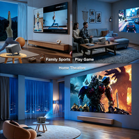 Proyektor Video Topleo Smart Home Traveling Ringan WiFi BT Cinema Android Portabel