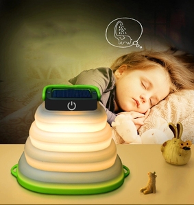 मिनी पोर्टेबल सिलिकॉन आउटडोर वापस लेने योग्य बंधनेवाला powerbank के रूप में यूएसबी आपातकालीन के साथ सौर शिविर प्रकाश का नेतृत्व किया - Product Image 3