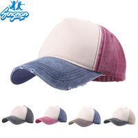 Gorra de Béisbol Personalizada con Logotipo, Estilo Vintage, Lavada, de 6 Paneles, Bordado a Mano, Lona Lisa, para Hombre y Mujer