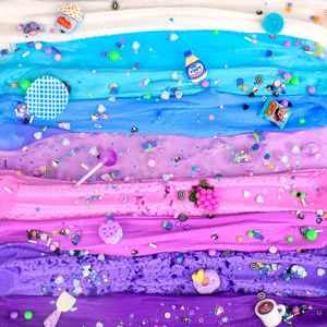 Paquete de Slime Comestible al por Mayor, Seis Contenedores, Consistencias Mixtas, No Tóxico, con Dijes, Ideal para Regalos Escolares y Fiestas - Product Image 6