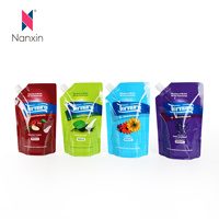 Sachets d'emballage personnalisés pour savon liquide, échantillons de lessive, cosmétiques, poudre à lessive, sachets à bec verseur