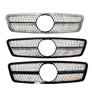 Diamond Grille C Class Black Chrome W203 Diamond Grille for Benz C180 C200 <strong>C230</strong> C240 C280 Auto <strong>Parts</strong> - Product Image 6