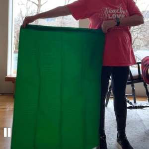 Panier à linge pliable en polyester noir écologique de 90 L avec cordon de serrage, à poser au sol - Product Image 2