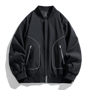 <span class=keywords><strong>Traje</strong></span> de béisbol de color sólido simple de moda transfronterizo para <span class=keywords><strong>hombre</strong></span>, abrigo superior para todas las estaciones, Chaqueta abierta de dos para primavera y otoño, compra en grupo - Product Image 6