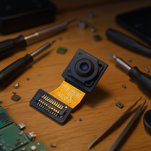 Parte di ricambio del modulo fotocamera frontale Xiaomi Poco M3 Pro da 8 MP con messa a fuoco automatica per la riparazione della scheda madre del telefono cellulare - Product Image 2