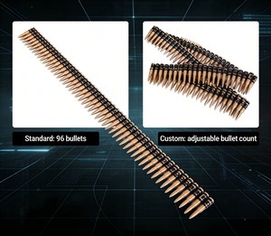 Cintura di Proiettili Finti da Cowboy per Halloween, 60 Pollici, Bandoliera Militare, Accessorio per Cosplay - Product Image 5