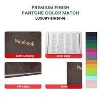 Produsen Percetakan Grosir Desain Kustom Pribadi Buku Catatan Kantor Bisnis Sampul Kain Linen Bunga