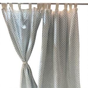 Cortinas Modernas de Algodón Ecológico con Diseño Floral Tejido para Hotel, Oficina y Hogar, 2026 - Product Image 1