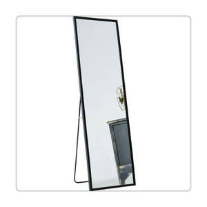 Cermin rias panjang penuh gaya tradisional, cermin dudukan berbingkai aluminium Aloi untuk kamar tidur furnitur modis - Product Image 3