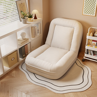 Sofá Cama Plegable Tipo Tatami, Se Puede Usar Tanto para Dormir Acostado como como Silla Individual para Dormitorios Pequeños