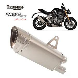 Motorcycle Exhaust Pipe Exhaust Muffler For Triumph Speed Triple1200 RS RR 2021-2024 Motorcycle Exhuatst Full System Pipe