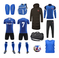 OEM profesional a todo color de impresión sublimación Jersey deporte fútbol conjunto completo kits de entrenamiento de fútbol sin logotipo