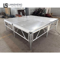 Plateforme de Scène Extérieure Facile à Installer, Podium de Scène en Aluminium pour Événements, Scène Mobile Extérieure Antidérapante