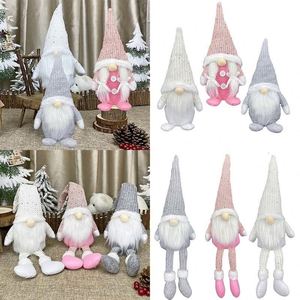 Gnomos Rosados, Blancos y Grises sin Rostro, Muñecos de Regalo, Decoración de Año Nuevo para el Hogar, Adornos Navideños de Tela No Tejida - Product Image 2