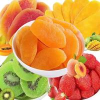 Vente en gros d'usine, fruits mélangés lyophilisés en vrac, mélange de mangue, banane, durian, pomme, fraise, légumes, chips sèches
