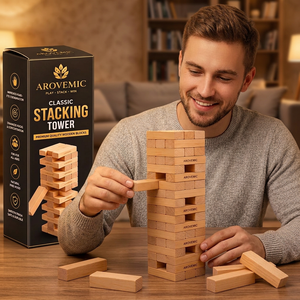 CH AROVEMIC Classic Checkers <b>Chess</b> Eco-Friendly Painted Natural Pine Wood Blocks Premium Quality Antique Imitation Game <b>Gifts</b> - Product Image 1