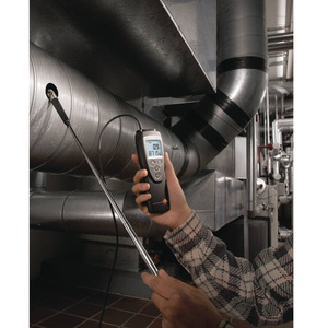 Anémomètre à impulsion portable Testo 416, mesureur de vitesse de l'air, outil de mesure de la vitesse du vent - Product Image 2