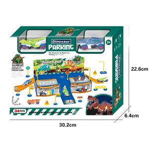34 Pcs Parking Jouet Ensemble Enfants Cadeaux Garçons Jouet <span class=keywords><strong>Voiture</strong></span> <span class=keywords><strong>Garage</strong></span> Pistes Éducatifs Juguetes <span class=keywords><strong>Dinosaure</strong></span> Fente De <span class=keywords><strong>Voiture</strong></span> Jouets pour Enfants - Product Image 6