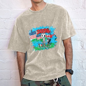 T-shirt Homme Coupe du Monde 2026 États-Unis Canada Mexique – Motif Football Vintage Style Urbain Décontracté Quotidien Manches Courtes – En Stock aux États-Unis - Product Image 6
