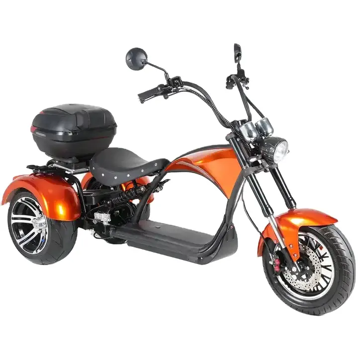 Scooter électrique authentique de style classique, roue de 12 pouces, scooter à deux roues City coco de haute qualité, 60V 2000W, moteur à courant continu sans balais