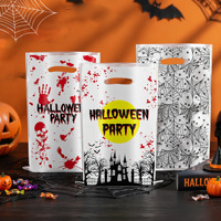 Sacs cadeaux d'Halloween transfrontaliers, décorations de fête pour enfants, sacs à friandises sur le thème des citrouilles effrayantes, sacs pour la distribution de bonbons ou de farces