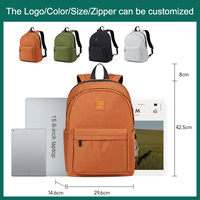 Sac à dos en nylon imperméable personnalisé avec logo pour hommes d'affaires, étudiants, voyages, design de sac à dos scolaire, sac à dos pour ordinateur portable