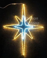 Weihnachts baum Topper Stern geführt