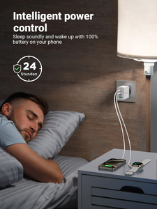 <span class=keywords><strong>Cargador</strong></span> USB de 40 W QC 3.0 Tipo C PD de 20 W con Carga Rápida para <span class=keywords><strong>iPhone</strong></span> 16 15 Samsung Xiaomi Teléfono Móvil Enchufe de Pared para UE EE. UU. Reino Unido - Product Image 5