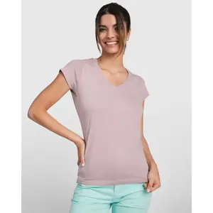 Camiseta Victoria con cuello en V, merchandising personalizado - Product Image 1