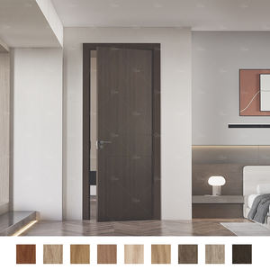 Yohome Custom Home Popular Modern <span class=keywords><strong>Inter</strong></span> Wood Door Designs con marco Puertas de madera para casa interior - Product Image 4