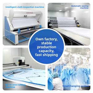 من المصنع مباشرة 5 شريط شبكة بوليستر ملابس <span class=keywords><strong>Esd</strong></span>-زي موحد مقاوم للاستاتيكيه لغرف التنظيف _ مختبر _ ورشة عمل مع غطاء رأس - Product Image 6