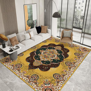 Alfombra Antideslizante de Terciopelo Cristalino Ecológica Acolchada de Estilo Persa Moderno de Alta Calidad, Adecuada para Salas de Estar y Hogares - Product Image 1