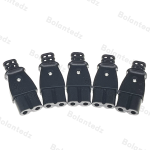 C7 Netz stecker IEC C8 Kabelst ecker 2 Buchsen Selbst verkabeln des Kabel 2.5A 250V Für DIY-Kabel Elektrischer Stecker - Product Image 5