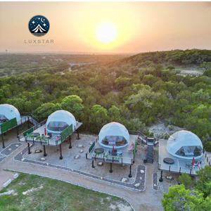 Safari Dome Carpa Glamping Carpa Lujo Camping Igloo Hotel Carpa Diámetro 6m - Product Image 5