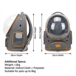 Вместительный легкий рюкзак для кошек и собак - Product Image 3