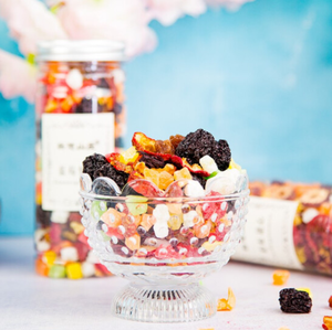 Thé aux fruits mélangés sélectionnés, saveur de bleuet/rose/fraise/framboise/pêche - Product Image 2