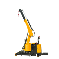 Nouvelle mini-grue électrique portable de 700 kg à 2 tonnes de capacité de charge avec certification CE, garantie de 2 ans pour une utilisation en intérieur/extérieur