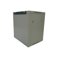 Baie de serveur réseau murale 12U, armoire d'équipement standard en acier de 19 pouces