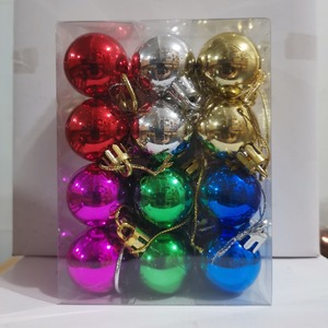Set de 24 Adornos de Bolas de Navidad Irrompibles, Decoraciones <span class=keywords><strong>para</strong></span> Árbol de Navidad, Bolas de 3 cm (1.18 Pulgadas) - Product Image 3