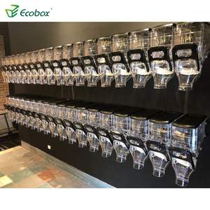 Dispensador de cereales para alimentos de grano de nuez de plástico libre de BPA de <span class=keywords><strong>Ecobox</strong></span> - Product Image 5