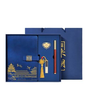 Corporation Gift Box Customized Office A5 Notebook PP Cover Letterpress Printed Promotional Thank You Gifts - Product Image 1