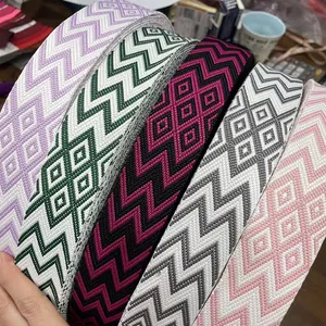 GINYI Factory Wholesale 38mm Polyester Recycled Tape Ribbon Nylon Polyester Ribbon Jacquard Webbing For Bag Shoulder Straps