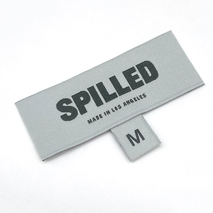 ป้ายผ้าแบบพับได้สำหรับติดเสื้อผ้าป้ายผ้าแบบปรับแต่งโลโก้ได้ตามต้องการ - Product Image 3