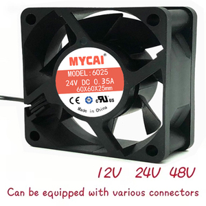 Ventilatore a Flusso <span class=keywords><strong>Assiale</strong></span> da 120mm Ventole di Raffreddamento <span class=keywords><strong>12V</strong></span> 24V 48V DC di Scarico 120*25mm 80mm 60*25mm 40*10mm <span class=keywords><strong>Ventola</strong></span> Soffiante Turbo Jet - Product Image 5