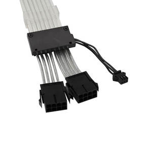 2x8 पिन (6 + <span class=keywords><strong>2</strong></span>) पता आरजीबी GPU पावर विस्तार केबल पीएसयू बिजली की आपूर्ति विस्तार केबल PCIe GPU दोहरी ट्रिपल 8-पिन 6 + 2Pin - Product Image 4