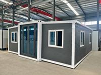 Maison préfabriquée extensible de 20 pieds ou 40 pieds au design innovant pour un style de vie moderne, unité de maison modulaire polyvalente en conteneur