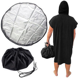 Sac de rangement étanche pour plongée, tapis de change pour vêtements mouillés, pliable, équipement de sport de plein air, utilisation en voyage, noir, unisexe - Product Image 5