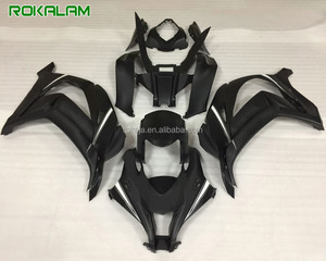Carenado de motocicleta para <span class=keywords><strong>Kawasaki</strong></span>, <span class=keywords><strong>ZX</strong></span>-<span class=keywords><strong>10R</strong></span>, <span class=keywords><strong>ZX</strong></span>, <span class=keywords><strong>10R</strong></span>, 2016, 2017, 2018, 2019, <span class=keywords><strong>2020</strong></span>, ZX10R, <span class=keywords><strong>Ninja</strong></span>, ABS, Kit de carrocería negra, novedad - Product Image 1