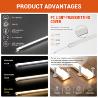 Éclairage LED linéaire ultra-mince pour armoires à spiritueux et rayonnages de supermarché, télécommande moderne, basse tension DC24V